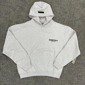 essentials xxs light oat hoodie new